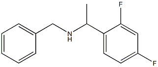 benzyl[1-(2,4-difluorophenyl)ethyl]amine 구조식 이미지