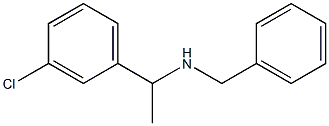 benzyl[1-(3-chlorophenyl)ethyl]amine 구조식 이미지