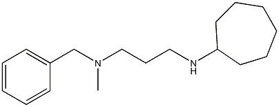benzyl[3-(cycloheptylamino)propyl]methylamine 구조식 이미지