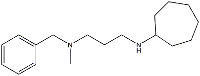 benzyl[3-(cycloheptylamino)propyl]methylamine Structure