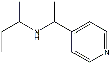 butan-2-yl[1-(pyridin-4-yl)ethyl]amine Structure