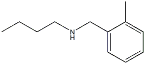 butyl[(2-methylphenyl)methyl]amine Structure