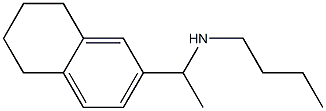 butyl[1-(5,6,7,8-tetrahydronaphthalen-2-yl)ethyl]amine Structure