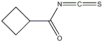 cyclobutanecarbonyl isothiocyanate Structure