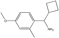 cyclobutyl(4-methoxy-2-methylphenyl)methanamine Structure