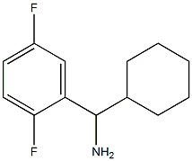 cyclohexyl(2,5-difluorophenyl)methanamine 구조식 이미지