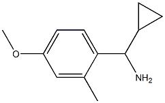 cyclopropyl(4-methoxy-2-methylphenyl)methanamine Structure