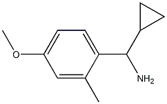 cyclopropyl(4-methoxy-2-methylphenyl)methanamine 구조식 이미지