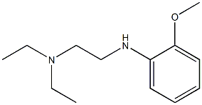 diethyl({2-[(2-methoxyphenyl)amino]ethyl})amine 구조식 이미지