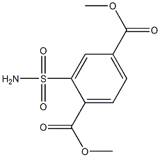 dimethyl 2-(aminosulfonyl)terephthalate Structure