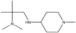 dimethyl({2-methyl-1-[(1-methylpiperidin-4-yl)amino]propan-2-yl})amine Structure