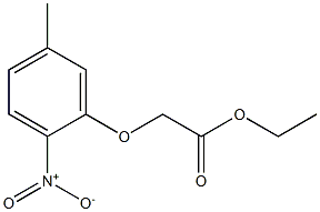 ethyl 2-(5-methyl-2-nitrophenoxy)acetate 구조식 이미지