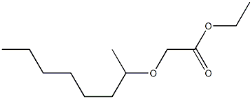 ethyl 2-(octan-2-yloxy)acetate Structure