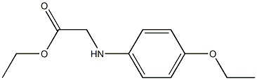 ethyl 2-[(4-ethoxyphenyl)amino]acetate 구조식 이미지