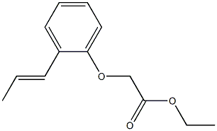 ethyl 2-[2-(prop-1-en-1-yl)phenoxy]acetate Structure