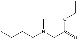 ethyl 2-[butyl(methyl)amino]acetate 구조식 이미지