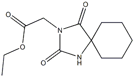 ethyl 2-{2,4-dioxo-1,3-diazaspiro[4.5]decan-3-yl}acetate Structure