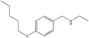 ethyl({[4-(pentyloxy)phenyl]methyl})amine Structure