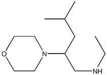 ethyl[4-methyl-2-(morpholin-4-yl)pentyl]amine 구조식 이미지