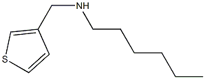 hexyl(thiophen-3-ylmethyl)amine Structure