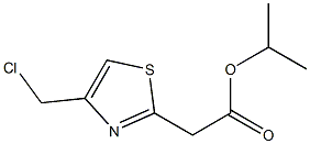isopropyl [4-(chloromethyl)-1,3-thiazol-2-yl]acetate Structure