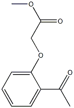 methyl (2-acetylphenoxy)acetate Structure