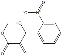 methyl 2-[hydroxy(2-nitrophenyl)methyl]prop-2-enoate Structure