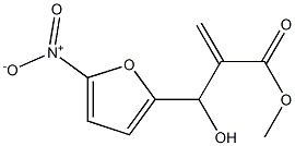 methyl 2-[hydroxy(5-nitrofuran-2-yl)methyl]prop-2-enoate Structure