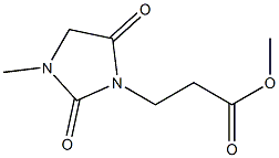 methyl 3-(3-methyl-2,5-dioxoimidazolidin-1-yl)propanoate Structure