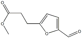 methyl 3-(5-formylfuran-2-yl)propanoate Structure