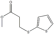 methyl 3-(thiophen-2-ylsulfanyl)propanoate 구조식 이미지