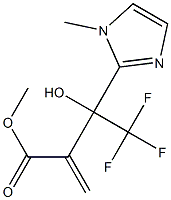 methyl 4,4,4-trifluoro-3-hydroxy-3-(1-methyl-1H-imidazol-2-yl)-2-methylidenebutanoate Structure