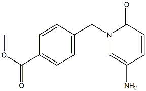 methyl 4-[(5-amino-2-oxo-1,2-dihydropyridin-1-yl)methyl]benzoate 구조식 이미지