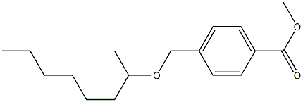 methyl 4-[(octan-2-yloxy)methyl]benzoate 구조식 이미지
