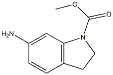 methyl 6-amino-2,3-dihydro-1H-indole-1-carboxylate 구조식 이미지