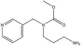 methyl N-(3-aminopropyl)-N-(pyridin-3-ylmethyl)carbamate 구조식 이미지