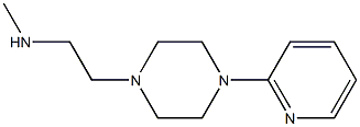 methyl({2-[4-(pyridin-2-yl)piperazin-1-yl]ethyl})amine Structure