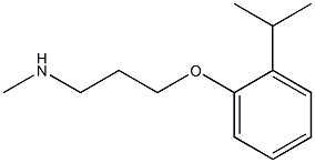 methyl({3-[2-(propan-2-yl)phenoxy]propyl})amine Structure