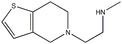 methyl(2-{4H,5H,6H,7H-thieno[3,2-c]pyridin-5-yl}ethyl)amine Structure