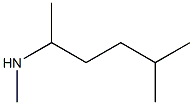 methyl(5-methylhexan-2-yl)amine 구조식 이미지