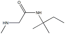 N-(1,1-dimethylpropyl)-2-(methylamino)acetamide Structure