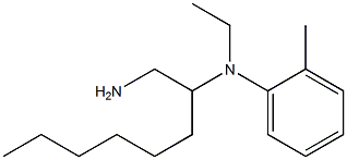 N-(1-aminooctan-2-yl)-N-ethyl-2-methylaniline 구조식 이미지