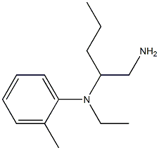 N-(1-aminopentan-2-yl)-N-ethyl-2-methylaniline Structure