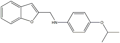 N-(1-benzofuran-2-ylmethyl)-4-(propan-2-yloxy)aniline Structure