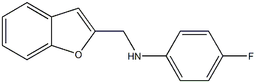 N-(1-benzofuran-2-ylmethyl)-4-fluoroaniline 구조식 이미지