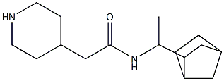 N-(1-bicyclo[2.2.1]hept-2-ylethyl)-2-piperidin-4-ylacetamide 구조식 이미지