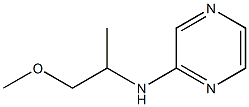 N-(1-methoxypropan-2-yl)pyrazin-2-amine 구조식 이미지