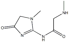 N-(1-methyl-4-oxo-4,5-dihydro-1H-imidazol-2-yl)-2-(methylamino)acetamide Structure