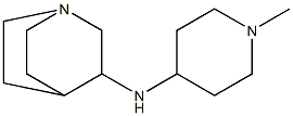 N-(1-methylpiperidin-4-yl)-1-azabicyclo[2.2.2]octan-3-amine 구조식 이미지