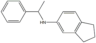 N-(1-phenylethyl)-2,3-dihydro-1H-inden-5-amine Structure